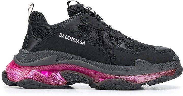 black clear sole triple s