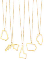 Thumbnail for your product : Maya Brenner Designs 14K Gold Necklace, States A-M