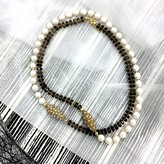 Thumbnail for your product : Farra Smoky Quartz With Freshwater Pearls Multi-Way Necklace