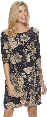 womens floral wrap dress
