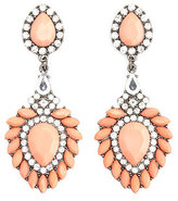 Thumbnail for your product : Charlotte Russe Marquise Cut Faceted Stone Drop Earrings