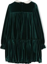 Thumbnail for your product : La Stupenderia Bow-Detail Tiered Midi Dress