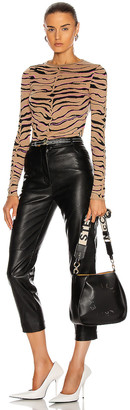 Stella McCartney Mini Faux Leather Crossbody Bag in Black | FWRD
