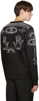 Thumbnail for your product : Valentino Black Beaded Pullover
