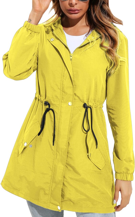 long lightweight raincoat