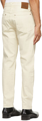 Tom Ford Off-White Japanese Selvedge Tapered Jeans
