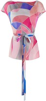 Thumbnail for your product : Pucci Quirimbas print silk top
