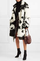 Thumbnail for your product : Petar Petrov Printed Shearling Coat - White