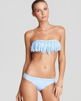 Thumbnail for your product : L-Space Knotted Dolly Fringe Bandeau Bikini Top