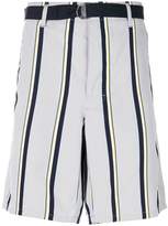 Thumbnail for your product : Prada striped bermuda shorts