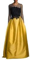 Thumbnail for your product : Sachin + Babi Dolley Embellished Applique Gown