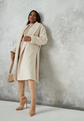 missguided shawl coat