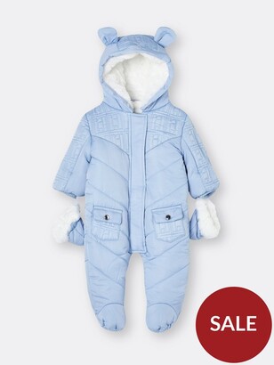 River Island Baby Baby Boys Quilted Snowsuit-Blue - ShopStyle