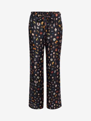 Alexander McQueen Obsession Print Pajamas