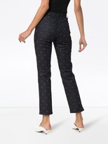Thumbnail for your product : Miaou Floral Embroidered Jeans