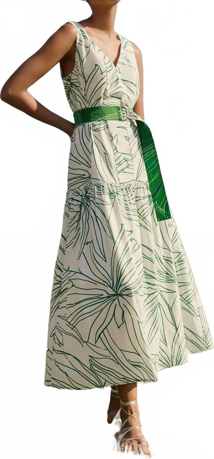 Marie Oliver Posey Dress In Palm