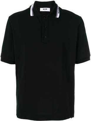 MSGM short sleeve polo shirt