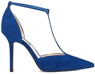 nine west blue heels