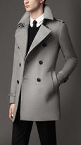 Thumbnail for your product : Burberry Mid-Length Virgin Wool Cashmere Trench Coat