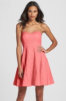 Thumbnail for your product : Donna Morgan 'Avery' Lace Fit & Flare Dress