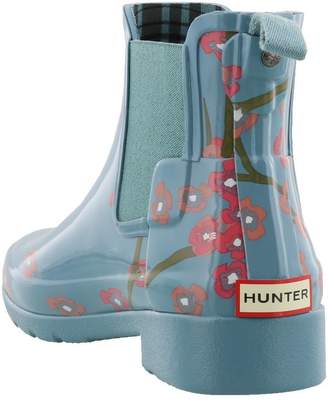 Hunter Refined Blossom Print Chelsea Boots
