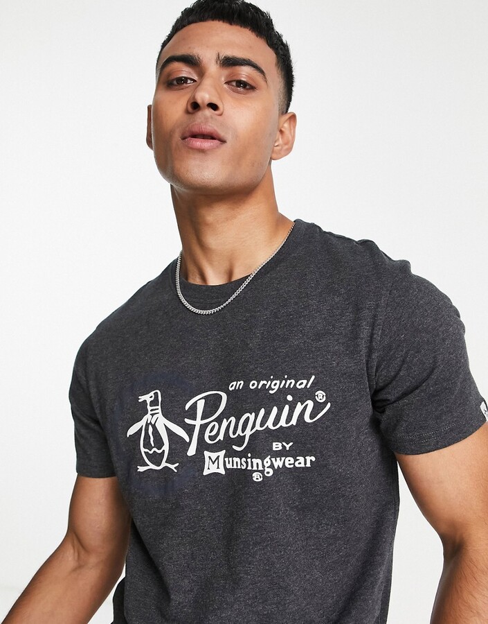 penguin print shirt mens