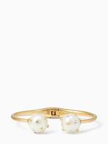 Thumbnail for your product : Kate Spade Pearl Bauble Open Hinged Cuff, Cream