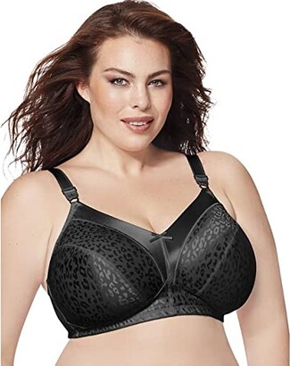 Just My Size Wireless Bra Pack Full Coverage Leopard Satin Wirefree Plus-Size  Bra 2-Pack (Sizes from 32C to 50DD) - ShopStyle