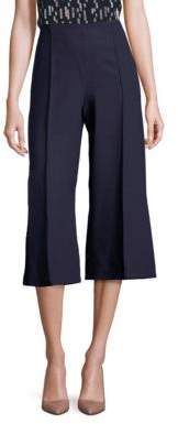 Lafayette 148 New York Luxe Italian Double Face Thompkins Culottes