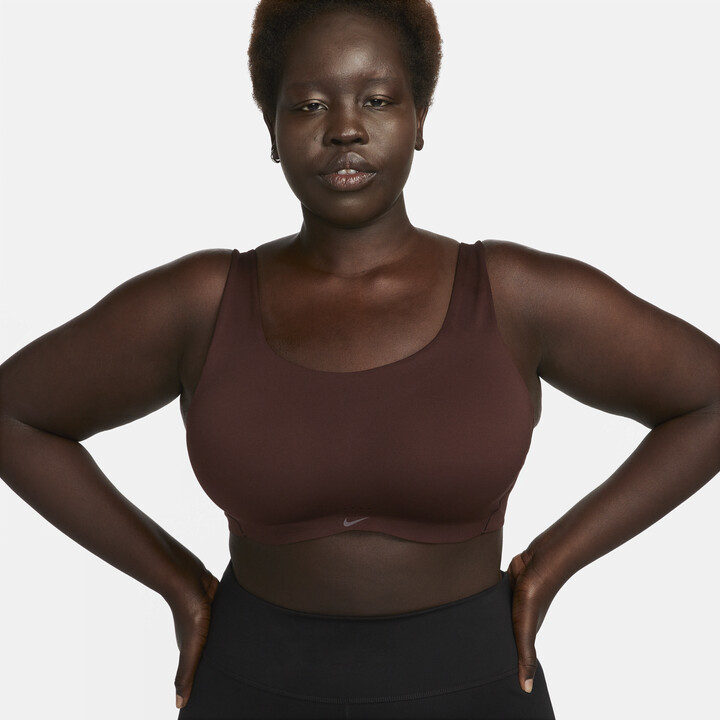 Nike Training Alate Coverage Dri-FIT light support sports bra in black