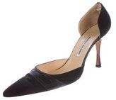 Thumbnail for your product : Manolo Blahnik Pointed-Toe d'Orsay Pumps