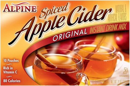 Alpine Cider AlpineSpicedCiderInstantDrinkMixOriginalAppleFlavor-10ct