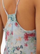 Thumbnail for your product : Loup Charmant Floral-print Organic-cotton Cami Top - Blue Print