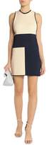 Thumbnail for your product : Calvin Klein Collection Two-Tone Ribbed-Knit Mini Dress