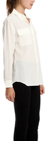 Thumbnail for your product : Equipment Signature Blouse in Nature White