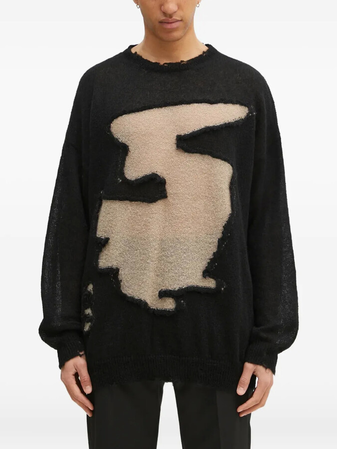 MM6 MAISON MARGIELA Distressed-Effect Sweater