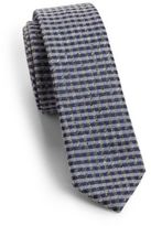 Thumbnail for your product : Diagonal Check Silk Tie