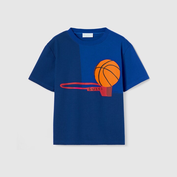 Gucci Children's cotton T-shirt with print