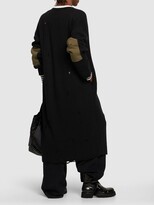 Thumbnail for your product : MM6 MAISON MARGIELA Cotton & Wool Loose Knit Coat