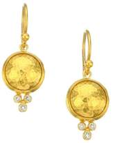 Thumbnail for your product : Gurhan Amulet 24K Yellow Gold & Diamond Drop Earrings