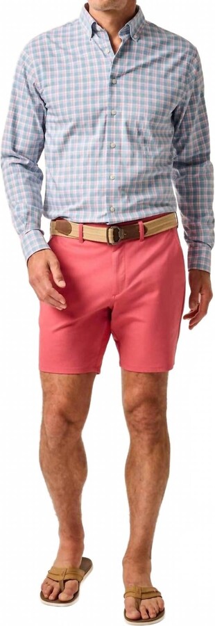 Jupiters Cotton Performance Shorts In Malibu Red