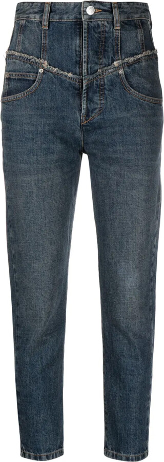 Oliviani high-rise skinny-leg jeans