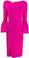 Thumbnail for your product : Stella McCartney Compact sweetheart neck midi dress