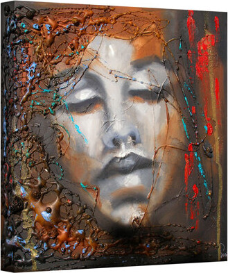 ArtWall 'No More Sorrow' by Susi Franco Painting Print on Wrapped Canvas