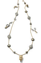 Thumbnail for your product : Alexis Bittar Mixed Crystal Charm Necklace, 38"