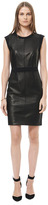 Thumbnail for your product : Rebecca Taylor Leather Paneled Sheath