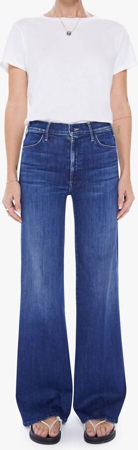 Mother Hustler Roller Sneak Jean In Heirloom