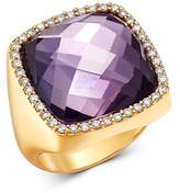 Thumbnail for your product : Roberto Coin 18K Rose Gold Amethyst Cocktail Ring with Diamonds