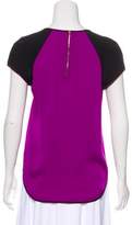 Thumbnail for your product : Diane von Furstenberg Short Sleeve Silk Top