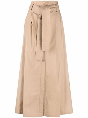 P.A.R.O.S.H. High-Waisted Trench Skirt